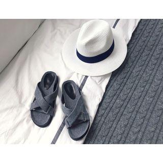 Cross Slide Sandals