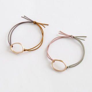 Acrylic Hoop Two-tone Hair Tie