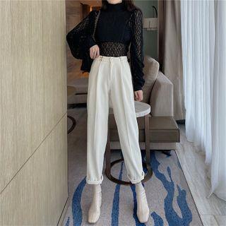 Long-sleeve Lace Top / Harem Pants