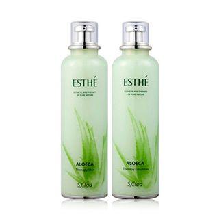 S,claa - Esthe Aloeca Therapy Set: Skin 120ml + Emulsion 120ml