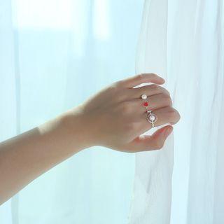 Heart Sterling Silver Open Ring