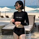 Swim Set: Long-sleeve Top + Bottom