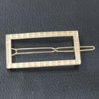 Alloy Rectangle Hair Clip