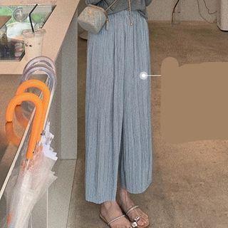 Plain Straight-cut Pants / Midi A-line Skirt