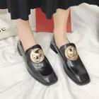 Disc Accent Loafers