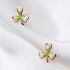 925 Sterling Silver Clover Earring 1 Pair - S925 Silver - One Size