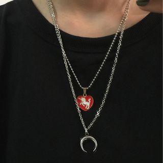 Unicorn Necklace / Crescent Necklace