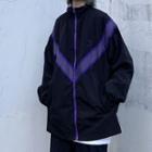 Striped Long-sleeve Zip Jacket