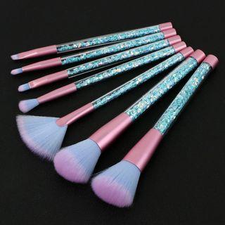 Set Of 7: Glitter Makeup Brush