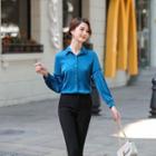 Lantern-sleeve Shirt / Dress Pants