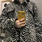 Zebra Shirt Jacket
