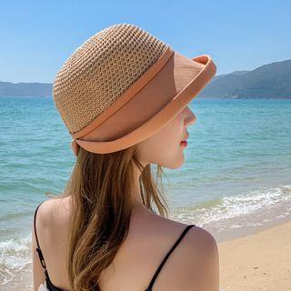 Rhinestone Littering Sun Hat