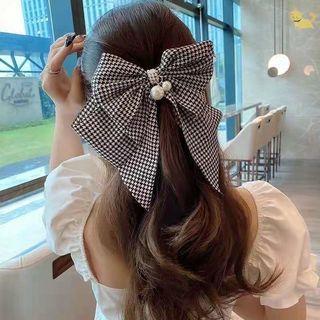 Pattern Ribbon Hair Claw