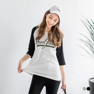 San Jose Graphic Raglan Cotton Tee