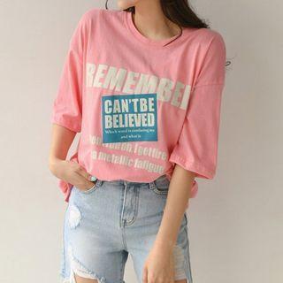 Cant Be Believed Letter T-shirt