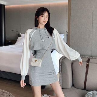 Raglan Crop Hooded / Tank Dress