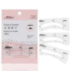 Silicone Eyebrow Makeup Stencil 3 Pcs - One Size