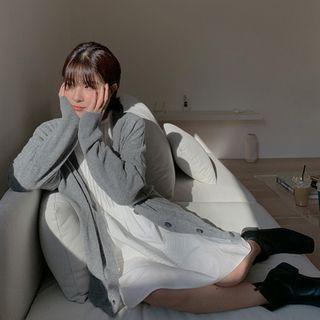 Wool Blend Oversized Cardigan In 12 Colors