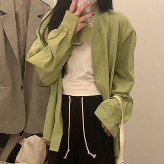 Plain Shirt Avocado Green - One Size