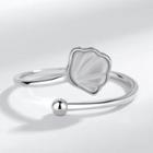 Seashell Open Ring Silver - One Size
