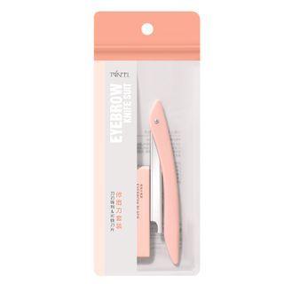 Foldable Eyebrow Razor / Replacement Blade / Set Set - 1 Pc Eyebrow Razor & 5 Pcs Replacement Blade - Pink - One Size