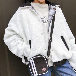 Plaid Raglan Jacket
