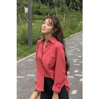 Pocket-patch Cotton Shirt