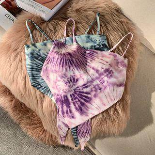 Padded Tie-dye Camisole Top