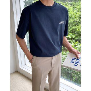 Aswc Letter Print T-shirt