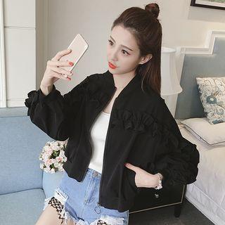 Long-sleeve Ruffled Jacket