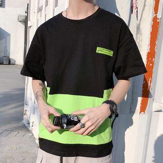 Short-sleeve Round-neck Semi Sleeve T-shirt