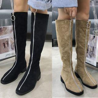 Zipped Long Boots