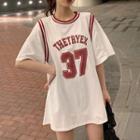 Mock Two Piece Print Short Sleeve T-shirt