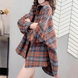Plaid Thick Oversize Sweater