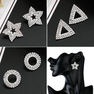 Star / Triangle / Circle Rhinestone Earring