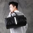 Color Block Stripe Duffle Bag