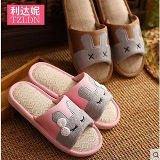 Couples Matching Rabbit Slippers