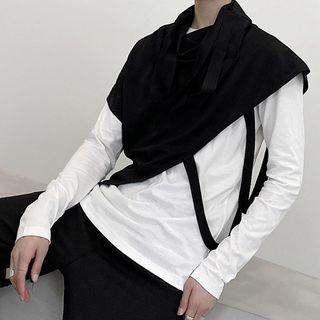 Set: Long-sleeve T-shirt + Short-sleeve Top