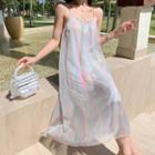 Spaghetti Strap Iridescent Dress