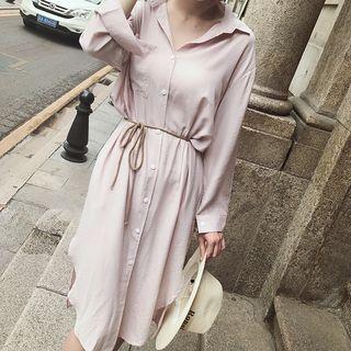 Slit0side Midi Shirtdress
