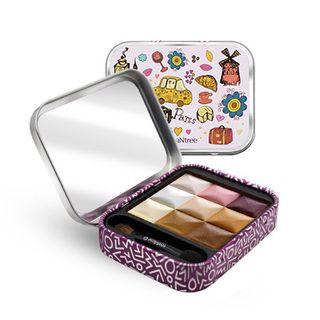 Seantree - 3x3 Eyeshadow (#04 Pink Brown) (2 Types) Design 4 Cat