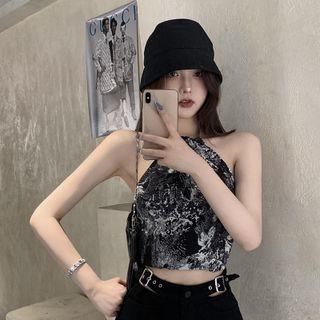 Halter Neck Print Top / Shorts