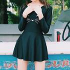 Long-sleeve Swim Dress