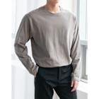 Round-neck Loose-fit T-shirt In 11 Colors