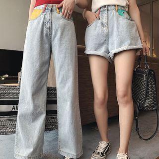Denim Shorts / Wide Leg Jeans