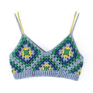 Crochet Lace Crop Camisole Top