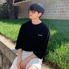 Nevermind Letter-printed Oversized T-shirt