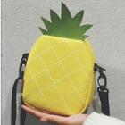 Pineapple-shaped Canvas Crossbody Bag
