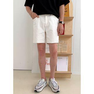 Hidden Band-waist Stitched Shorts