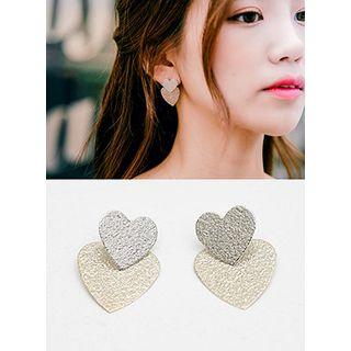 Double Heart Earrings